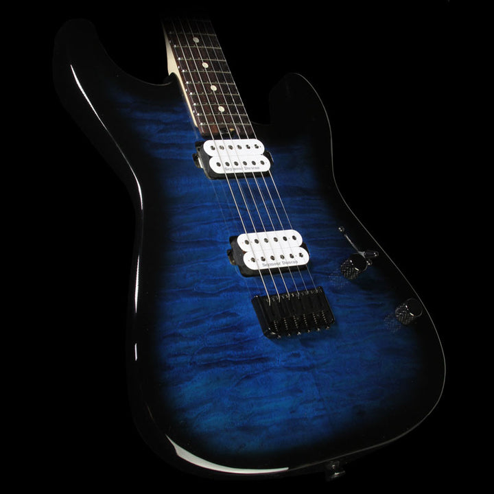 Used Charvel Pro Mod Series San Dimas 2H Hardtail Electric Guitar Trans Blue Burst