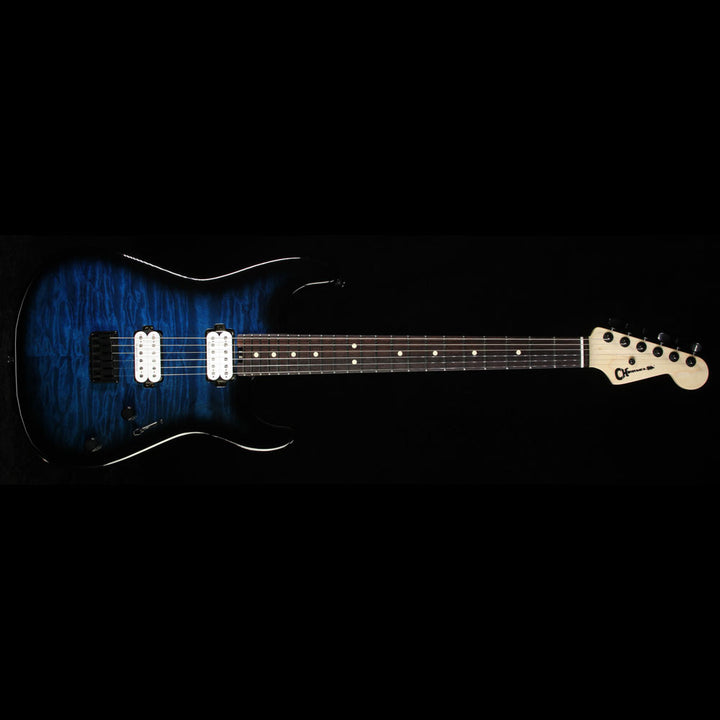 Used Charvel Pro Mod Series San Dimas 2H Hardtail Electric Guitar Trans Blue Burst