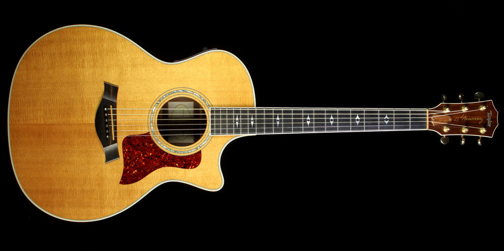 Used 1999 Taylor 814-BCE 25th Anniversary Grand Auditorium Acoustic Guitar Brazilian Rosewood — 2