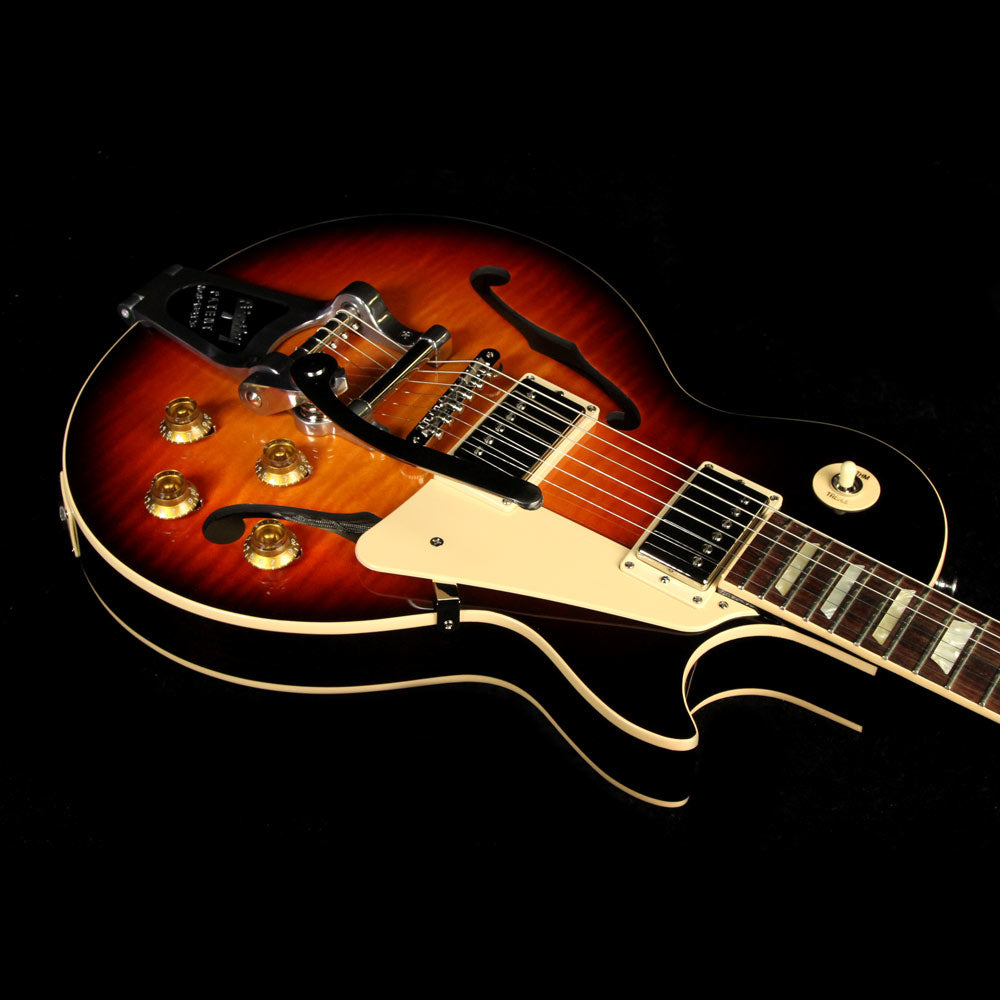 Used Gibson Memphis ES-Les Paul Electric Guitar Bourbon Burst — 5