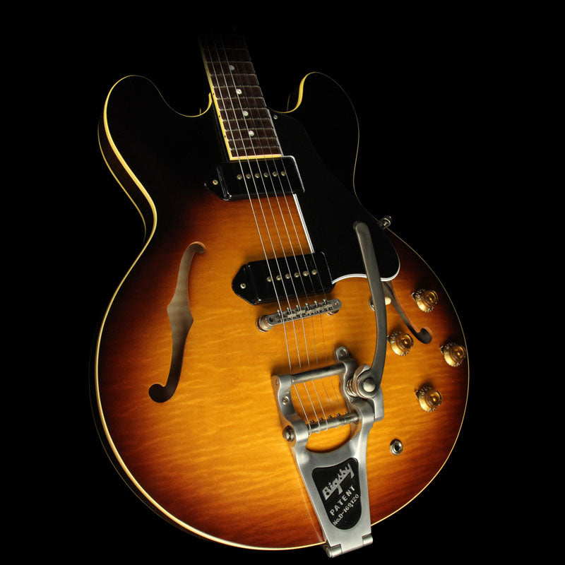 Used Gibson Memphis 1961 ES-330TD Figured Electric Guitar Vintage Burst — 1