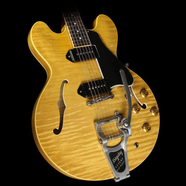 Used Gibson Memphis 1961 ES-330 Figured Electric Guitar Dark Natural