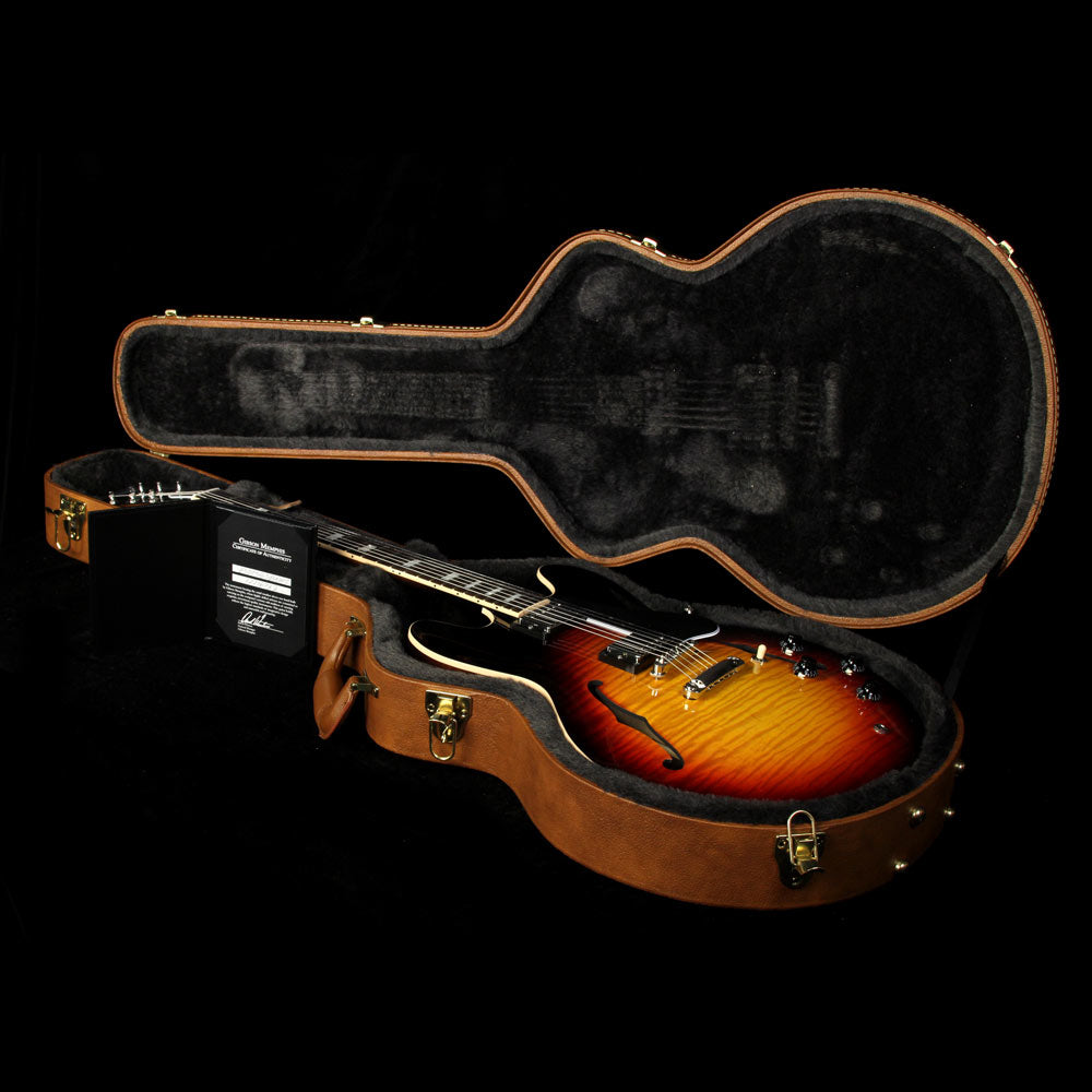Used 2016 Gibson Memphis ES-335 Slim Neck Electric Guitar Sunset Burst — 7