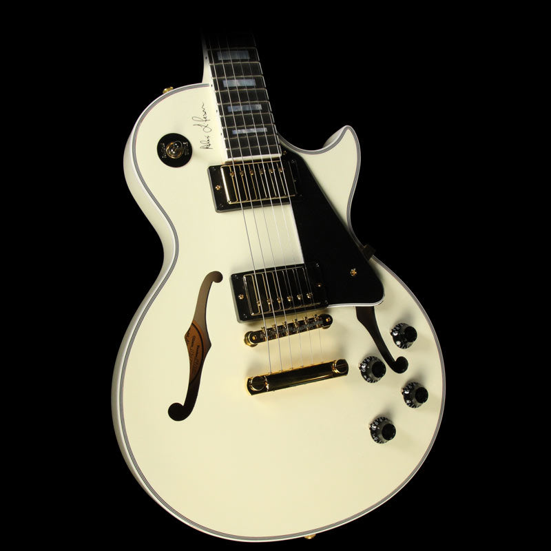 Gibson Memphis ES-Les Paul Alex Lifeson Electric Guitar Classic White — 1