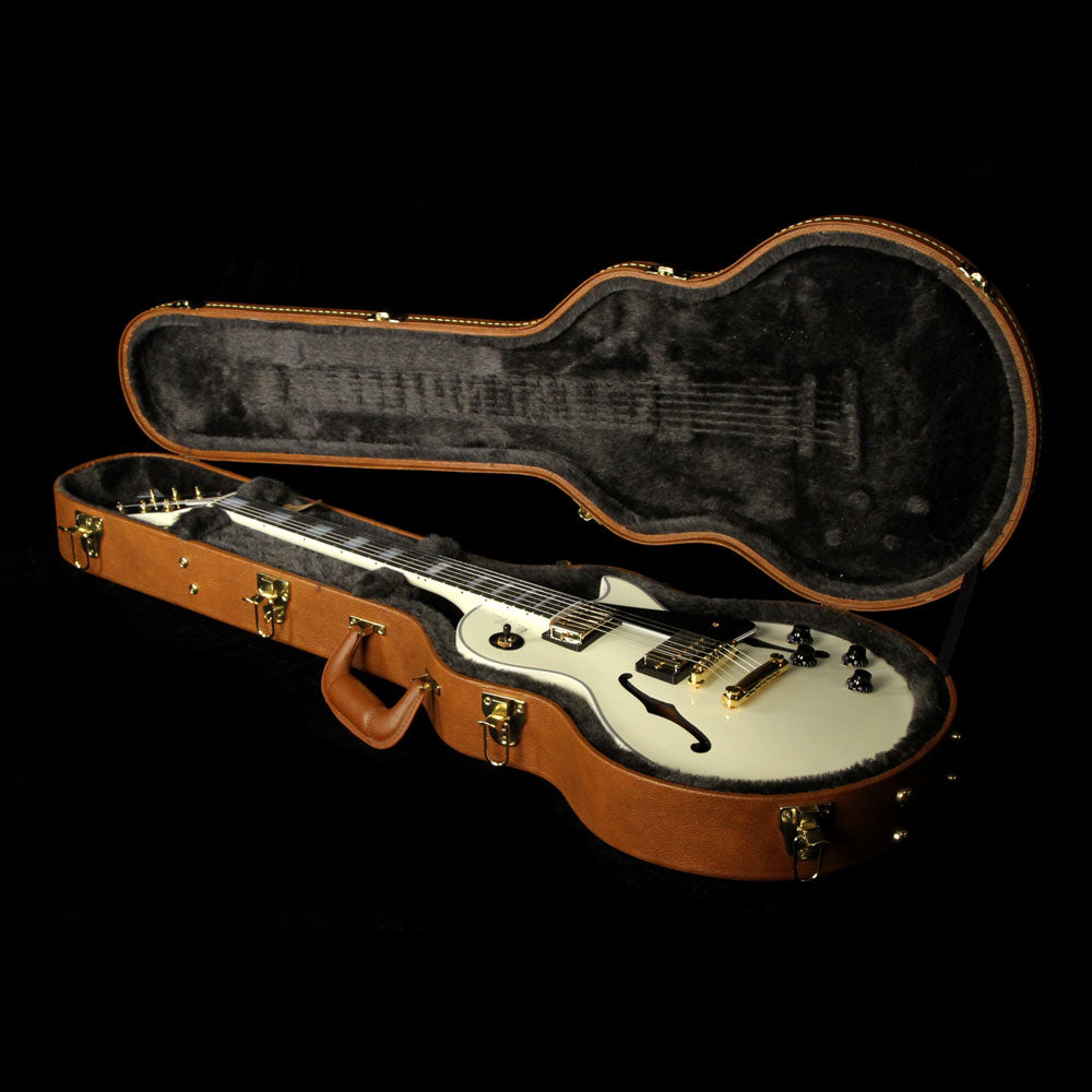Gibson Memphis ES-Les Paul Alex Lifeson Electric Guitar Classic White — 6