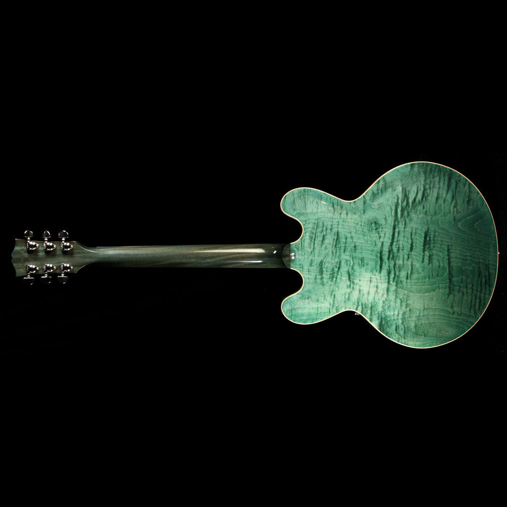 Used 2016 Gibson Memphis ES-335 Figured Electric Guitar Turquoise Stain — 3
