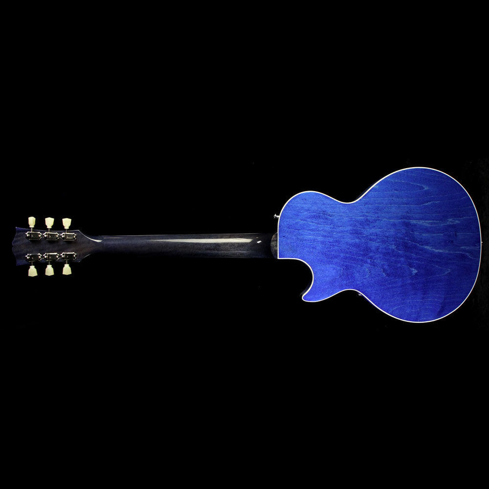 Used Gibson Memphis ES-Les Paul Electric Guitar Blue Stain — 3