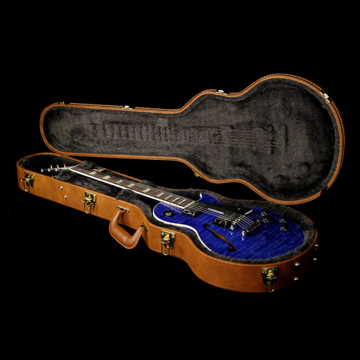 Used Gibson Memphis ES-Les Paul Electric Guitar Blue Stain