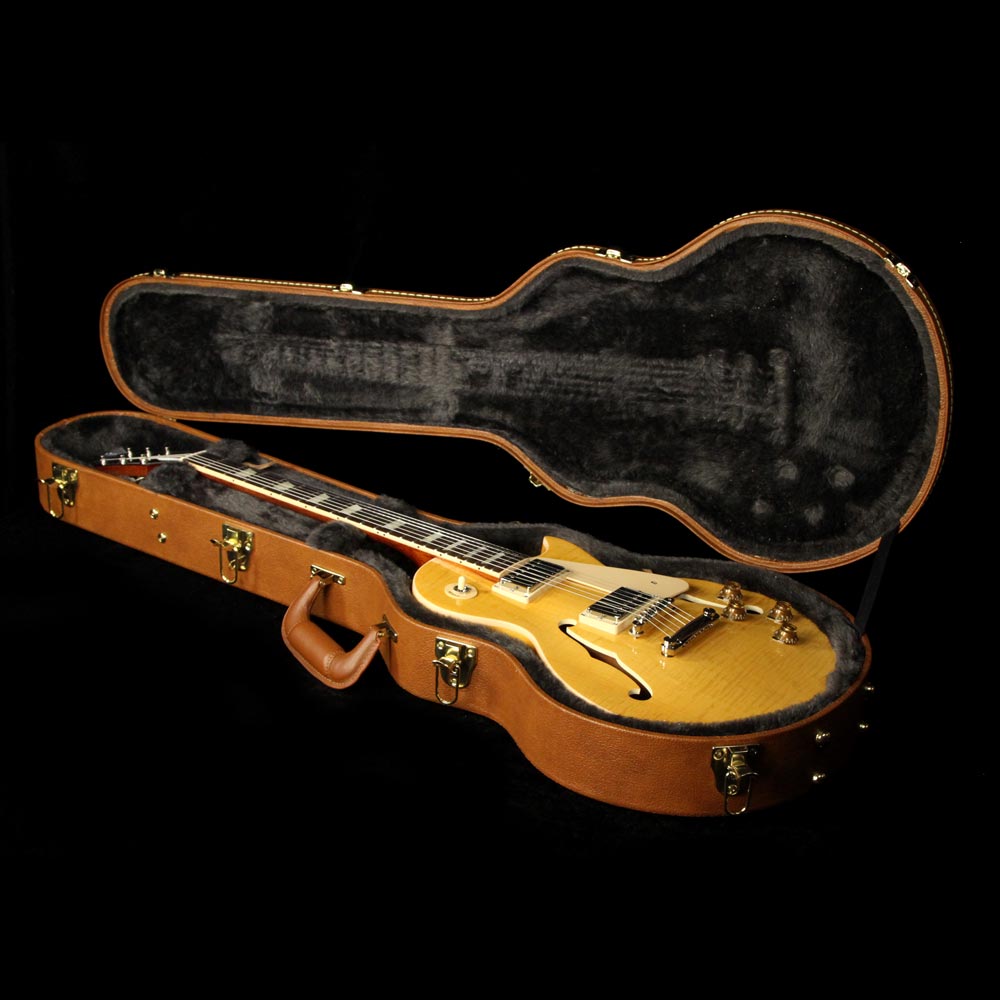 Used Gibson ES-Les Paul Electric Guitar Trans Amber — 6