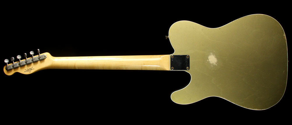 Used 2012 Fender Custom Shop '59 Esquire Relic Electric Guitar Aztec Gold — 3