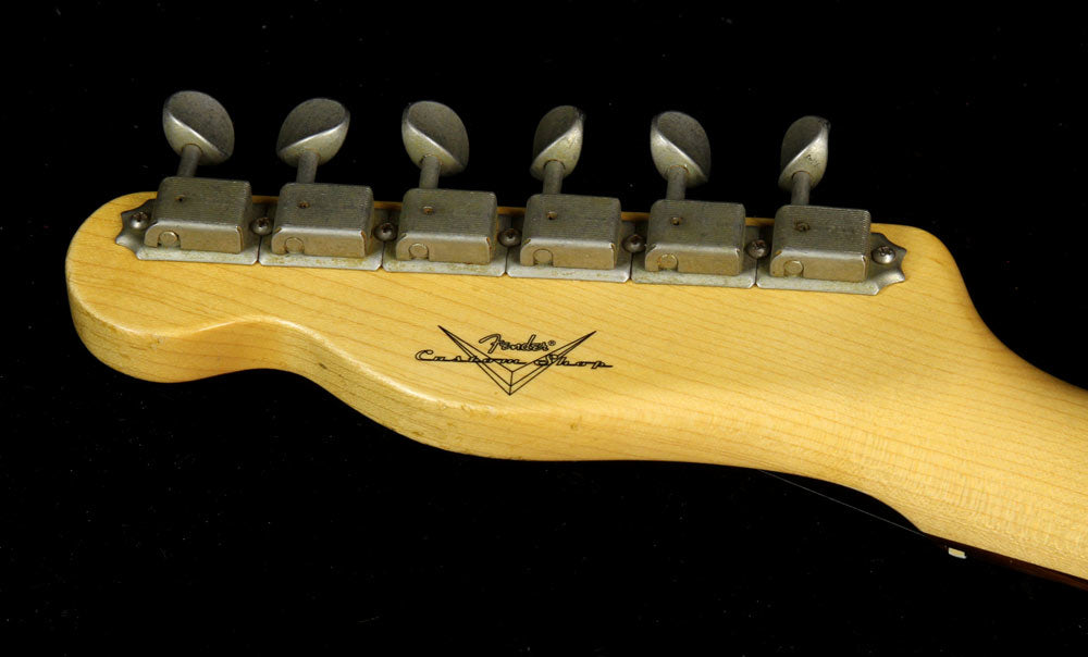 Used 2012 Fender Custom Shop '59 Esquire Relic Electric Guitar Aztec Gold — 5