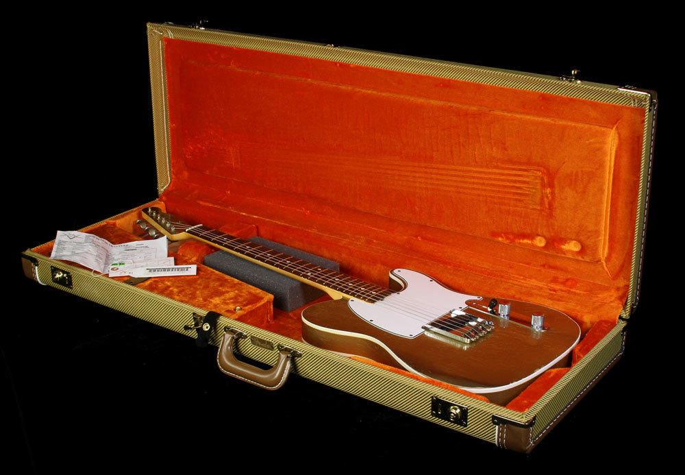 Used 2012 Fender Custom Shop '59 Esquire Relic Electric Guitar Aztec Gold — 7