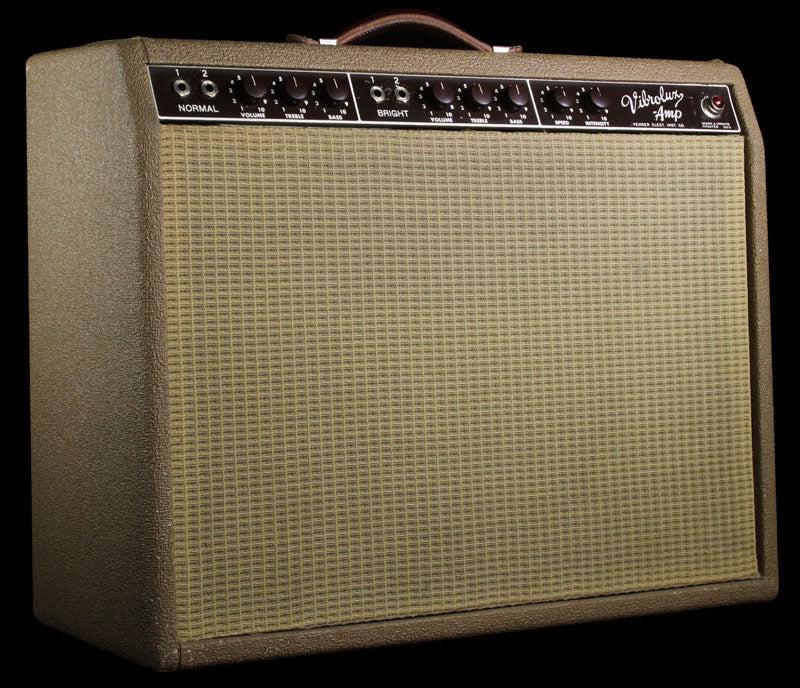 Used 1962 Fender Vibrolux 6G11 Brownface Combo Amplifier — 1