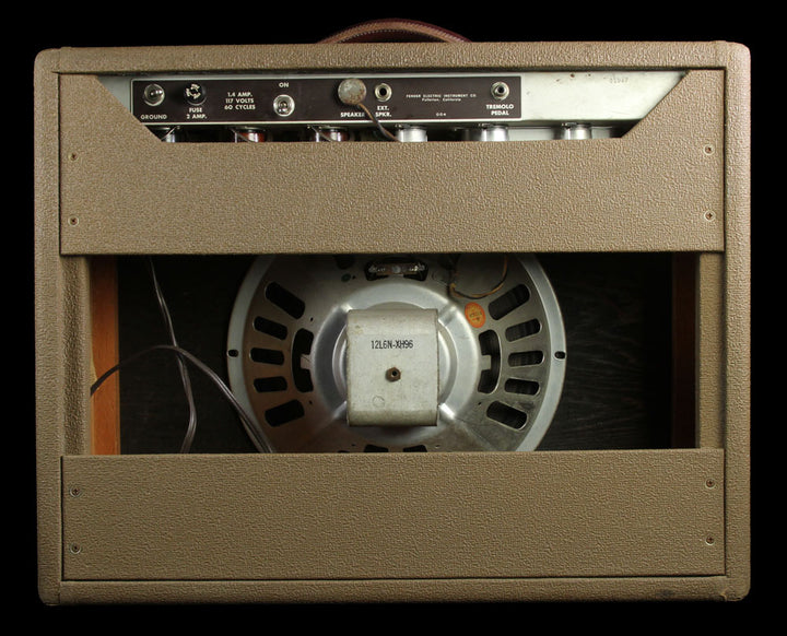Used 1962 Fender Vibrolux 6G11 Brownface Combo Amplifier