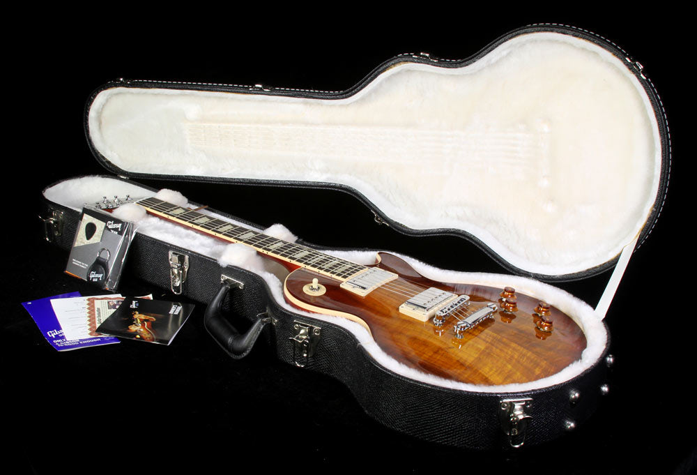 Used 2013 Gibson Les Paul Standard Koa Top Electric Guitar Natural — 6