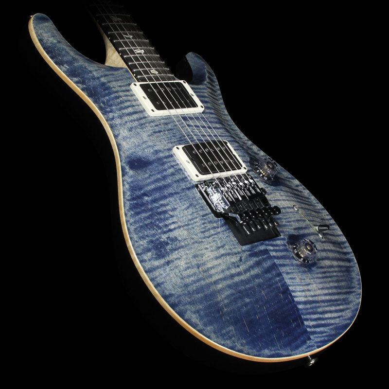 Used 2015 Paul Reed Smith "Floyd" Custom 24 Electric Guitar Faded Whale Blue — 1