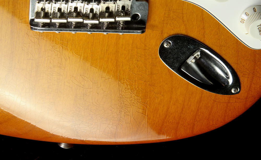 Used 2012 Fender Custom Shop '62 Stratocaster Closet Classic Electric Guitar Honey Burst with Matching Headstock — 7