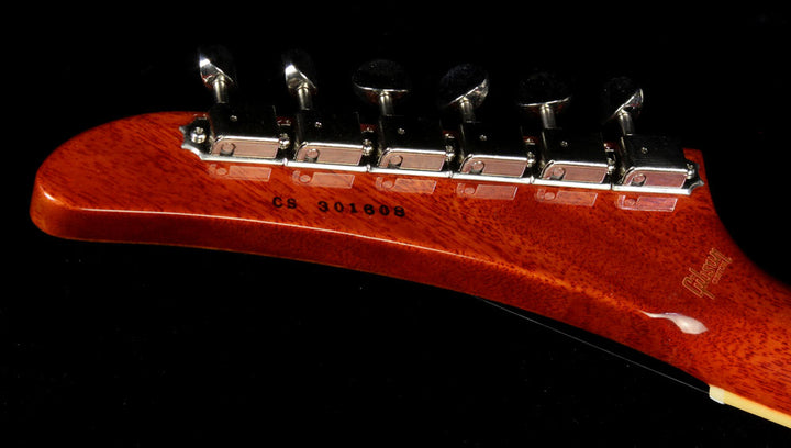 Used 2013 Gibson Custom Shop 1958 Explorer Flame Top Reissue Electric Guitar Heritage Cherry Sunburst