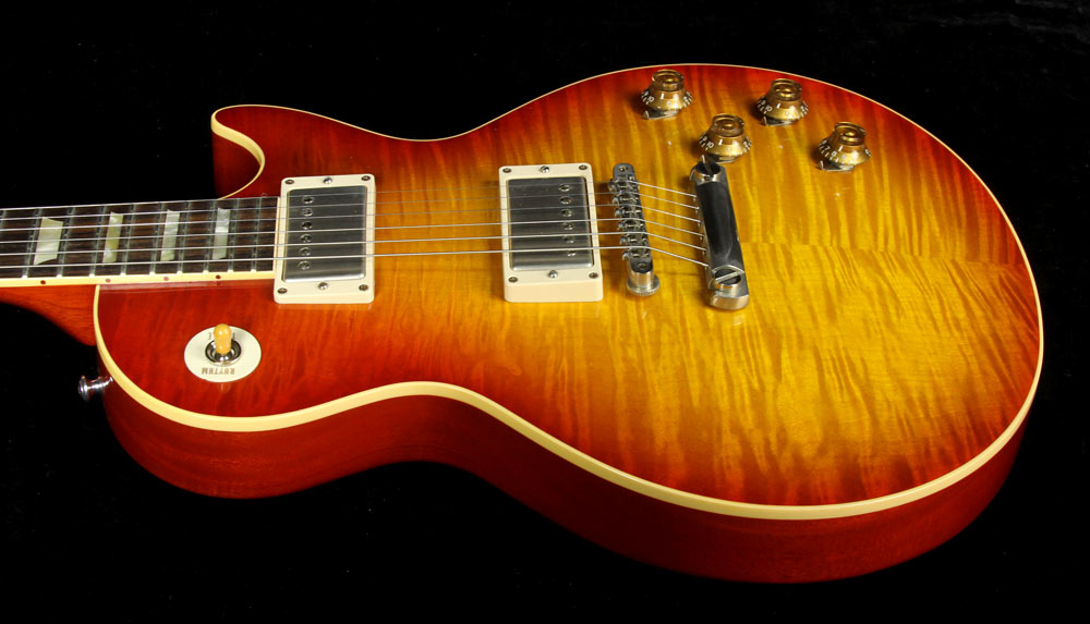 Used 2010 Gibson Custom Shop 1959 Les Paul Reissue Electric Guitar Cherry Sunburst — 9