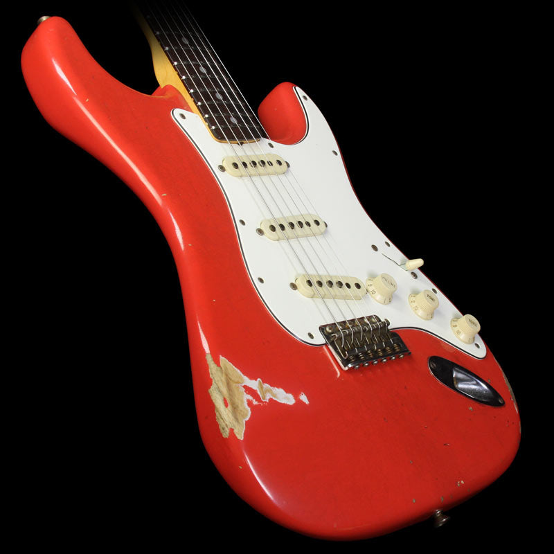 Used 2011 Fender Custom Shop Masterbuilt Greg Fessler '65 Stratocaster Relic Electric Guitar Fiesta Red — 1