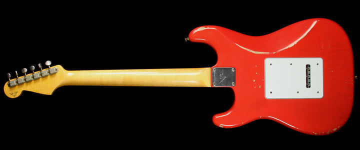 Used 2011 Fender Custom Shop Masterbuilt Greg Fessler '65 Stratocaster Relic Electric Guitar Fiesta Red