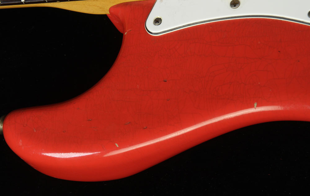 Used 2011 Fender Custom Shop Masterbuilt Greg Fessler '65 Stratocaster Relic Electric Guitar Fiesta Red — 7
