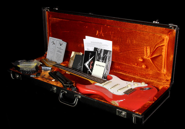 Used 2011 Fender Custom Shop Masterbuilt Greg Fessler '65 Stratocaster Relic Electric Guitar Fiesta Red