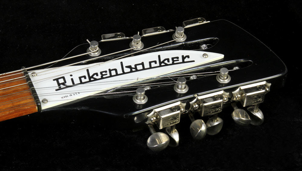 Used 1990 Rickenbacker 355/12 JL Limited Edition John Lennon Electric Guitar Jetglo — 4
