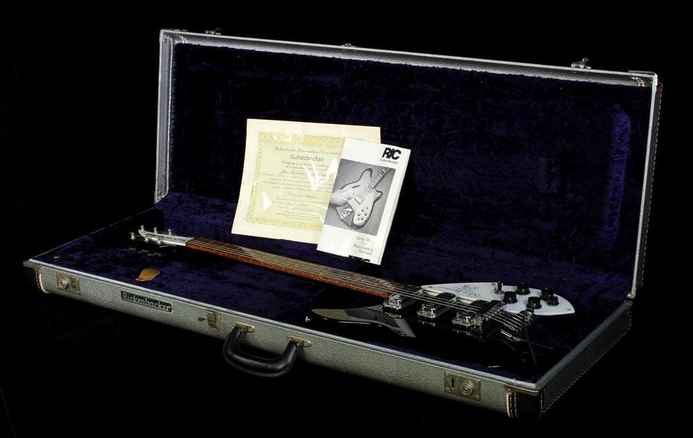 Used 1990 Rickenbacker 355 JL Limited Edition John Lennon Electric Guitar Jetglo — 8