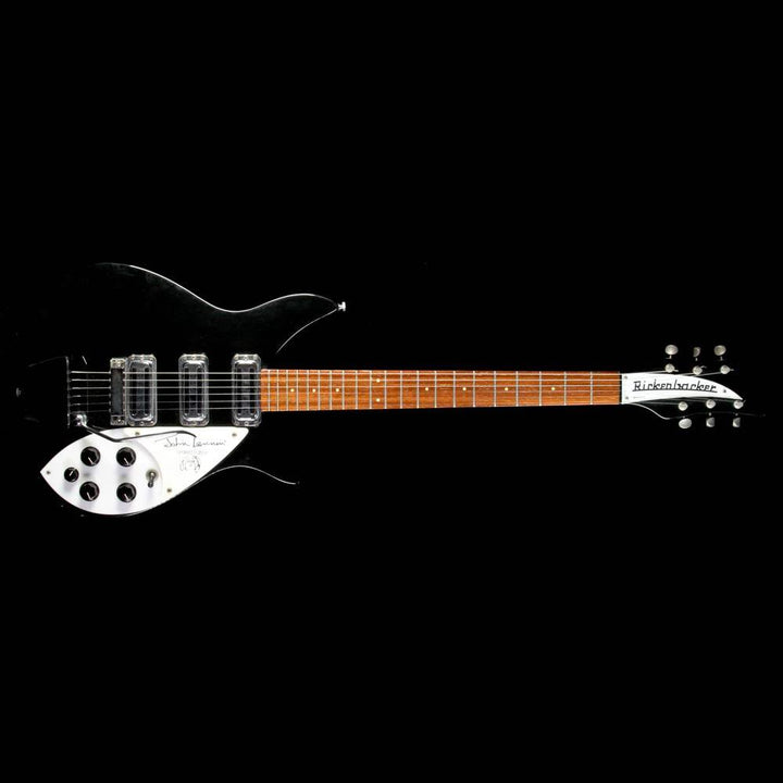 Used 1990 Rickenbacker 355 JL Limited Edition John Lennon Electric Guitar Jetglo