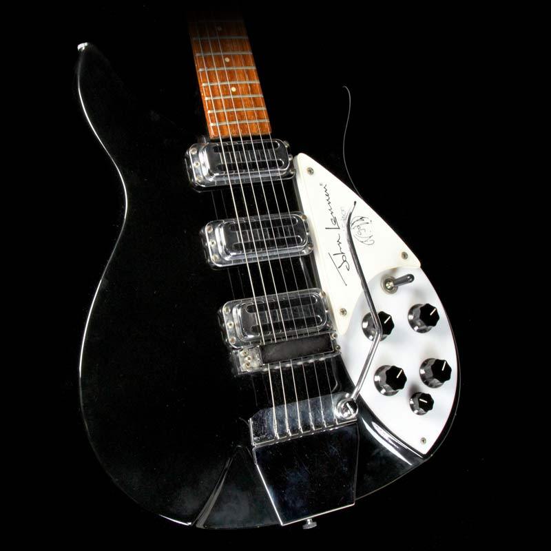 Used 1990 Rickenbacker 355 JL Limited Edition John Lennon Electric Guitar Jetglo — 1