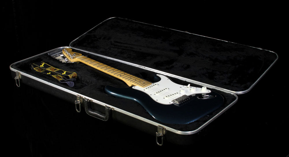 Used 1988 Fender American Standard Stratocaster Electric Guitar Gun Metal Blue — 6