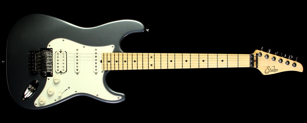 Used 2012 Suhr Pro Series C2 Electric Guitar Charcoal Frost Metallic — 2