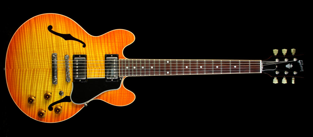 Used 2006 Gibson Custom Shop CS-336 Electric Guitar Tangerine Burst — 2