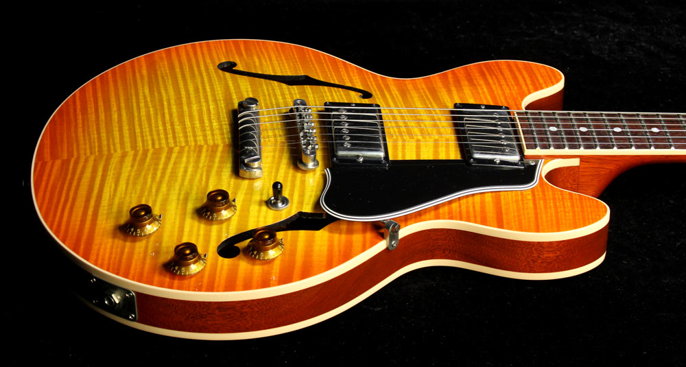 Used 2006 Gibson Custom Shop CS-336 Electric Guitar Tangerine Burst — 6