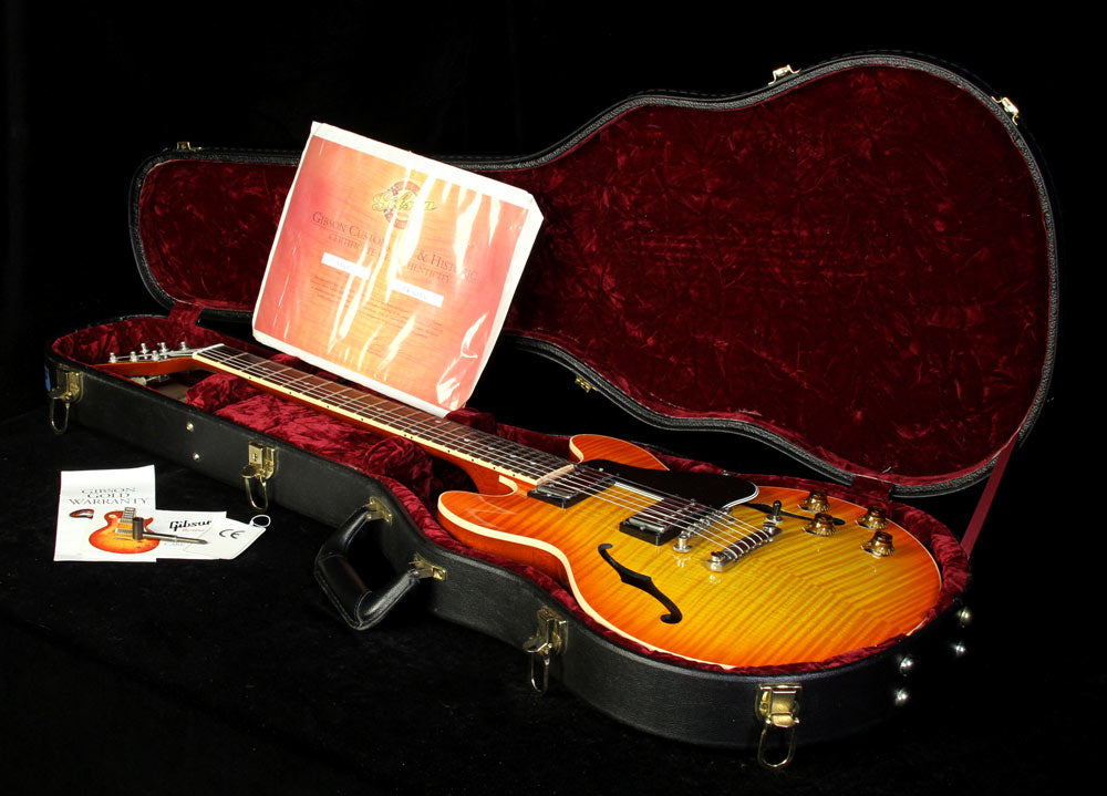 Used 2006 Gibson Custom Shop CS-336 Electric Guitar Tangerine Burst — 9