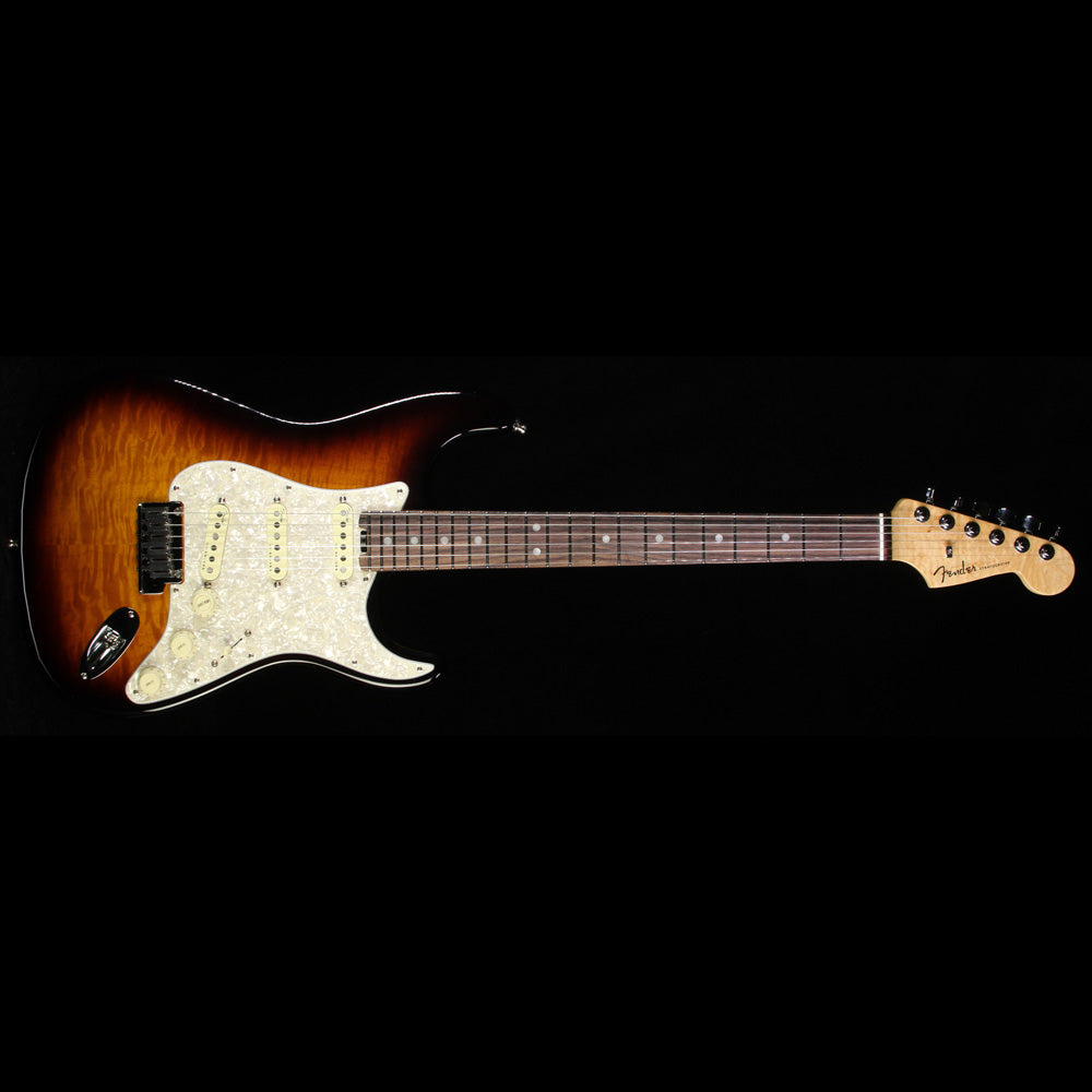 Fender American Elite Stratocaster Electric Guitar 2-Tone Sunburst — 2