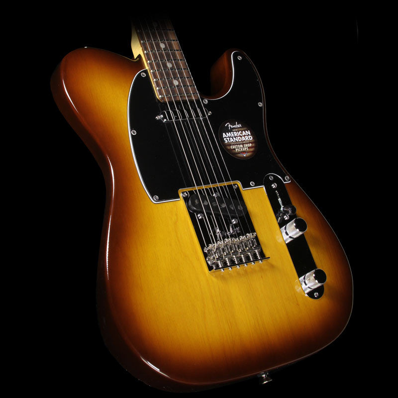 Fender 2016 Limited Edition Figured Neck American Standard Telecaster Electric Guitar Cognac Burst — 1