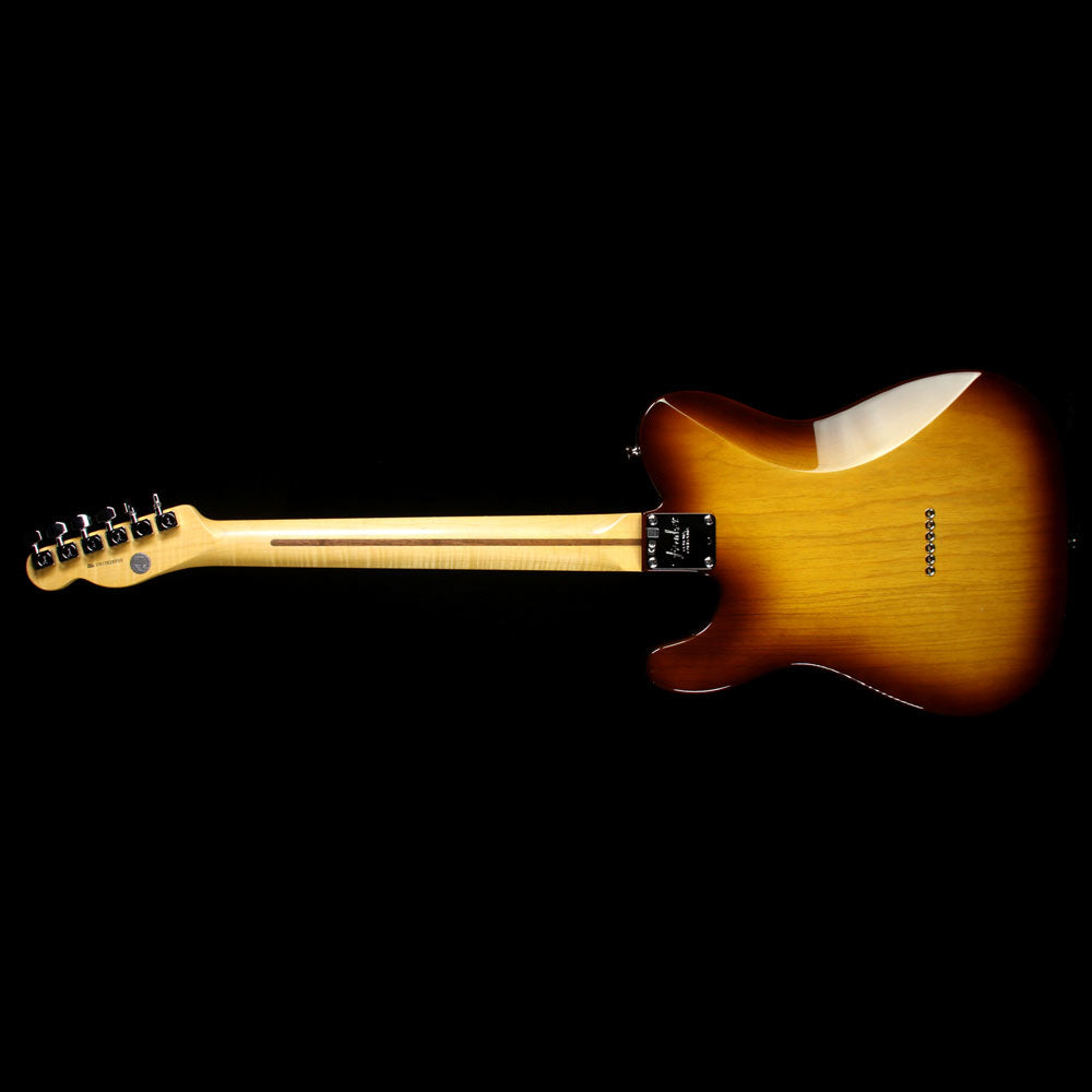 Fender 2016 Limited Edition Figured Neck American Standard Telecaster Electric Guitar Cognac Burst — 3