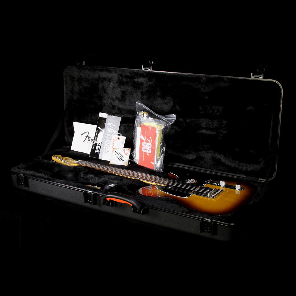 Fender 2016 Limited Edition Figured Neck American Standard Telecaster Electric Guitar Cognac Burst — 5