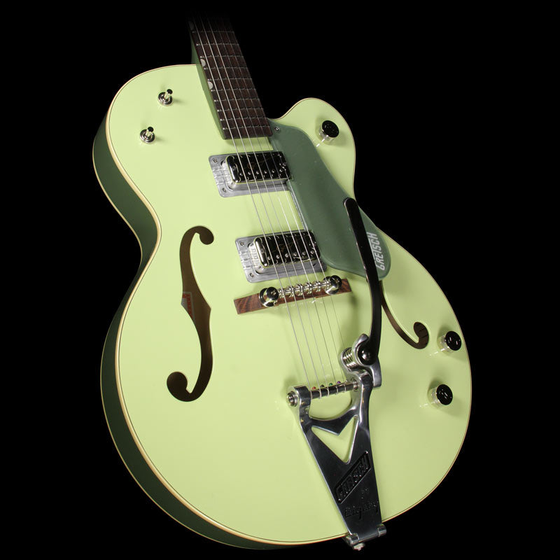 Used Gretsch G6118T-60GE Vintage Select Edition 1960 Anniversary with Bigsby Electric Guitar 2-Tone Smoke Green — 1