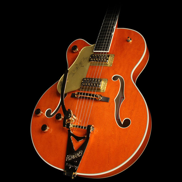 Used Gretsch G6120TLH Players Edition Nashville Left-Handed Electric Guitar Orange Stain