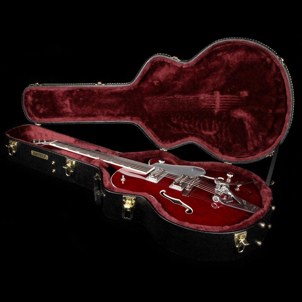 Gretsch G6119T Players Edition Tennessee Rose Dark Cherry Stain — 7