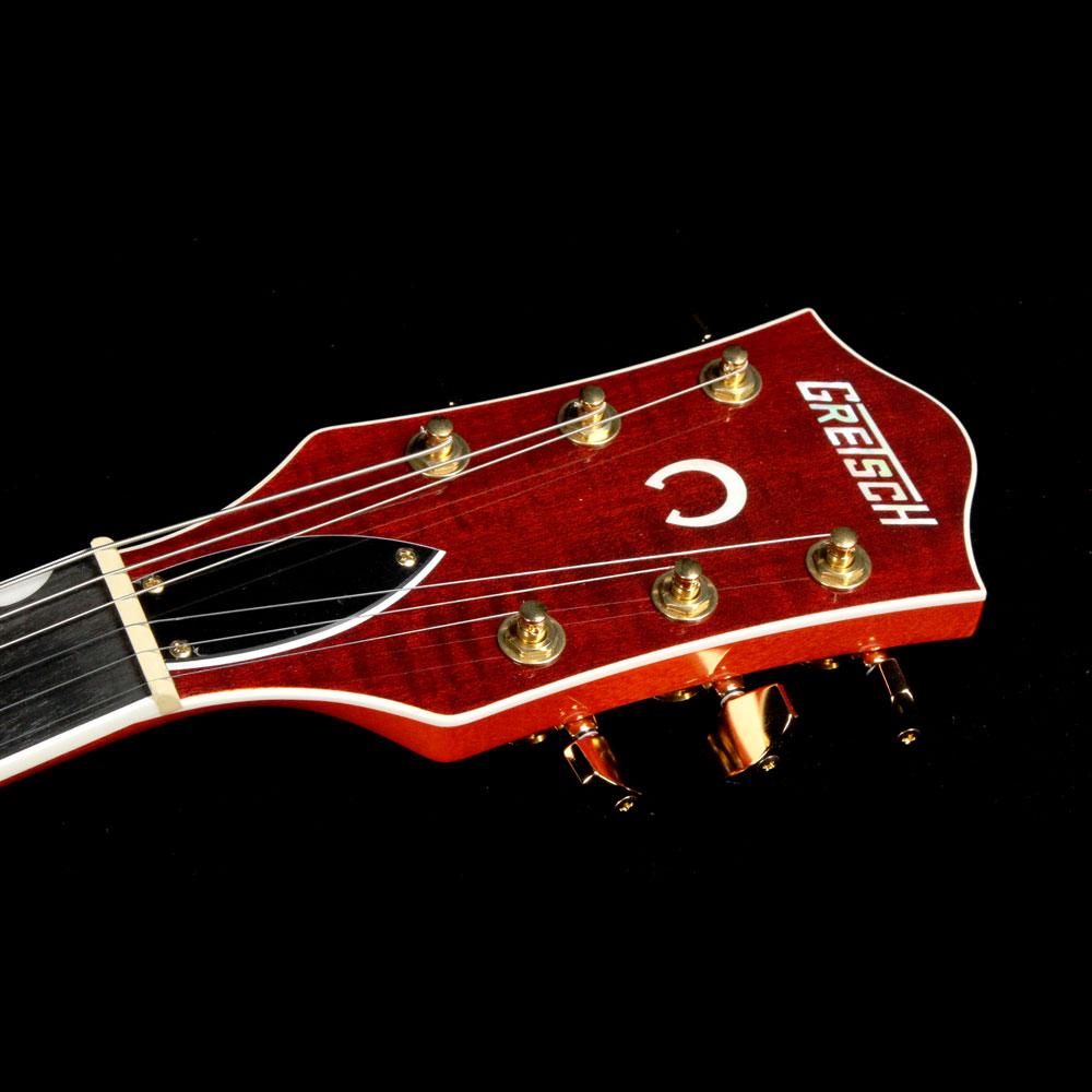 Gretsch G6120TFM Players Edition Nashville Orange Stain — 4