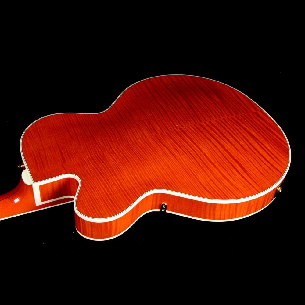 Gretsch G6120TFM Players Edition Nashville Orange Stain — 9