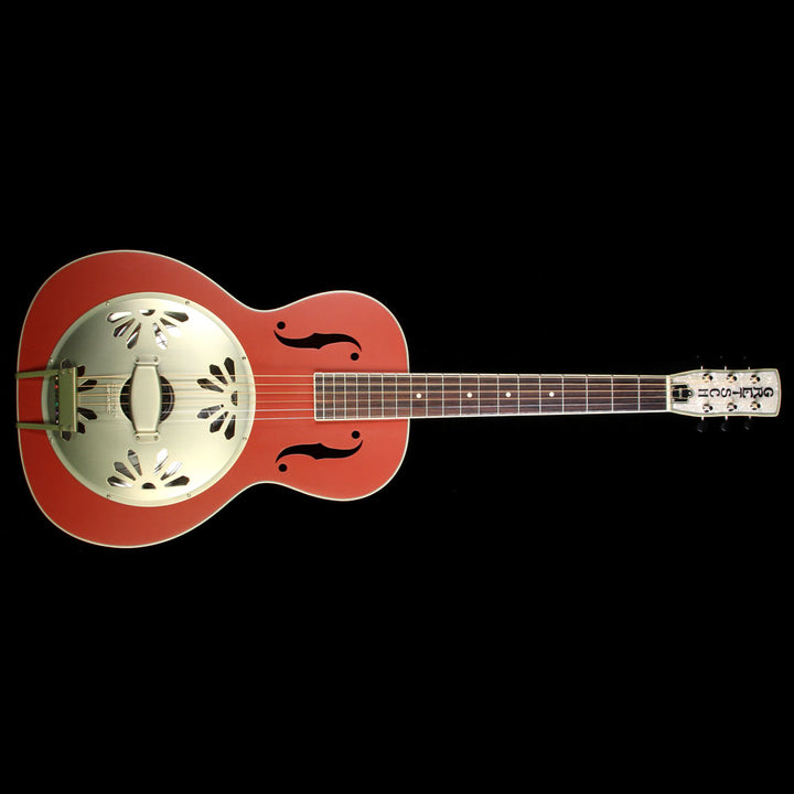 Used Gretsch G9241 Alligator Resonator Acoustic-Electric Guitar Chieftan Red