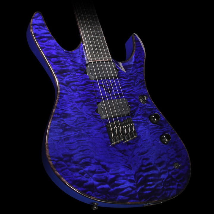 Jackson USA Select Chris Broderick Soloist HT6 Electric Guitar Transparent Blue