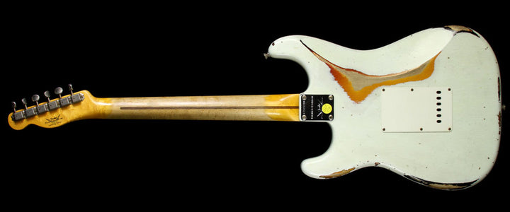 Fender Custom Shop 2016 NAMM Display 1956 Mischief Maker Stratocaster Electric Guitar Olympic White over 3-Tone Sunburst