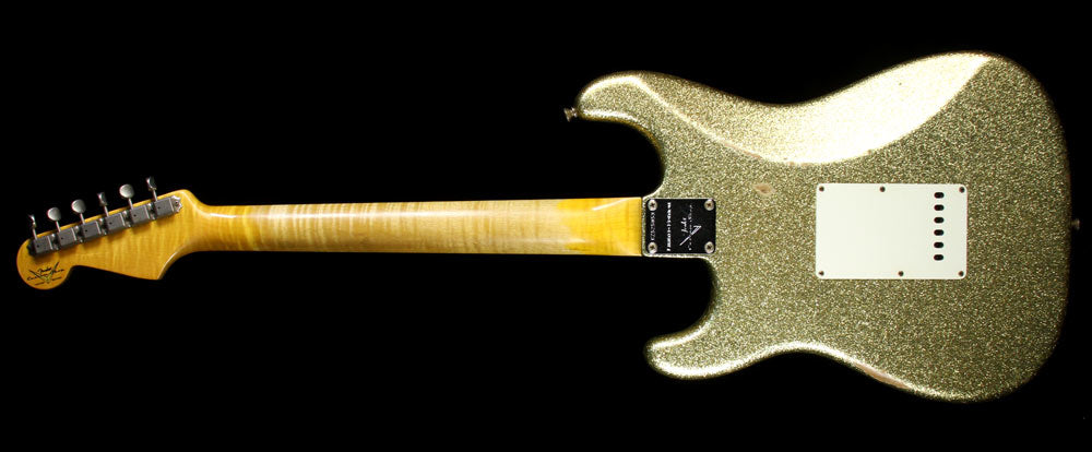 Fender Custom Shop 2016 NAMM Display 1964 Stratocaster Relic Electric Guitar Gold Sparkle — 3