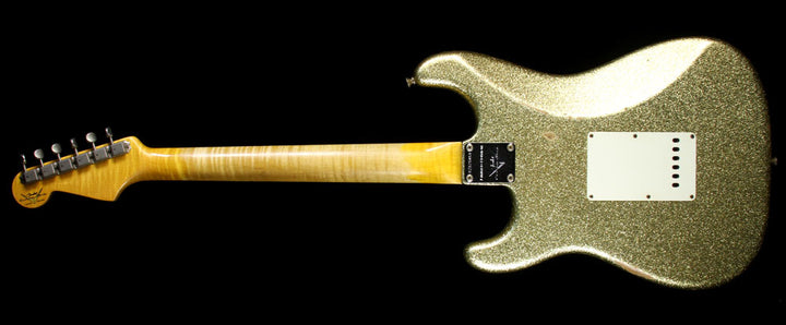 Fender Custom Shop 2016 NAMM Display 1964 Stratocaster Relic Electric Guitar Gold Sparkle